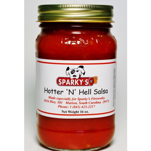 Hotter 'N' Hell Salsa - 16 oz